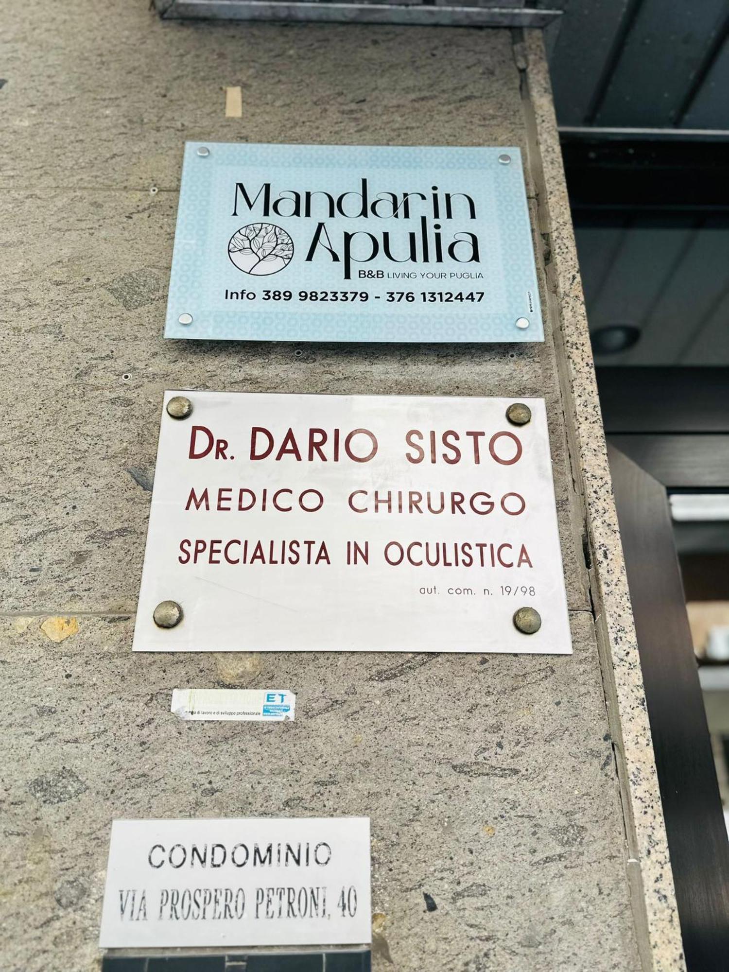 Mandarin Apulia B&B Bari Bagian luar foto